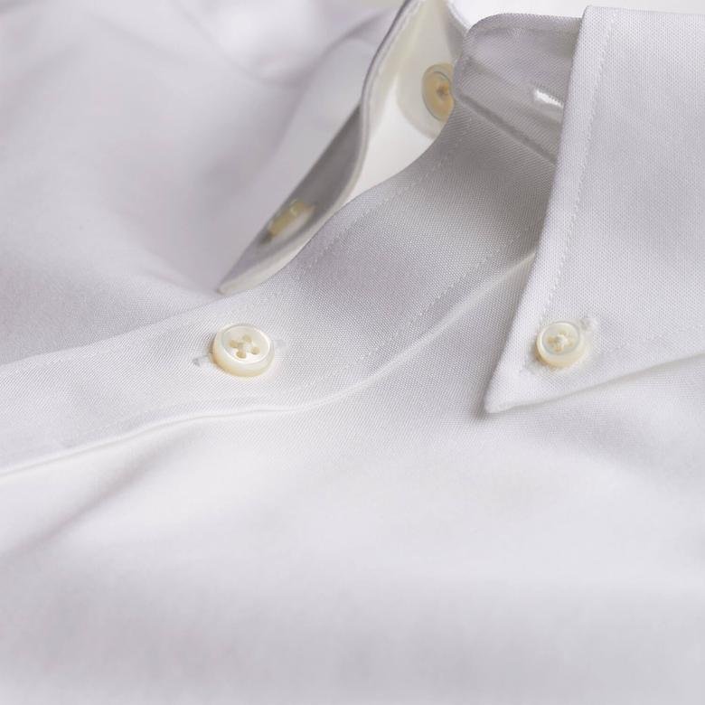 Gant Erkek Beyaz Uzun Kollu Regular Fit Gömlek