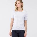 Lacoste Kadın Beyaz Kısa Kollu T-Shirt