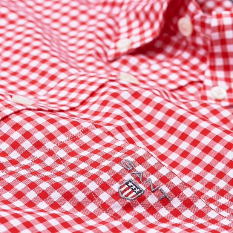 Gant Erkek Kırmızı Regular Fit Gömlek