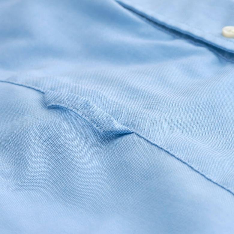 Gant Erkek Mavi Uzun Kollu Slim Fit Oxford Gömlek