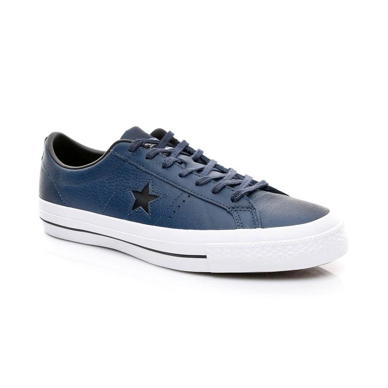 Converse One Star Unisex Lacivert Sneaker