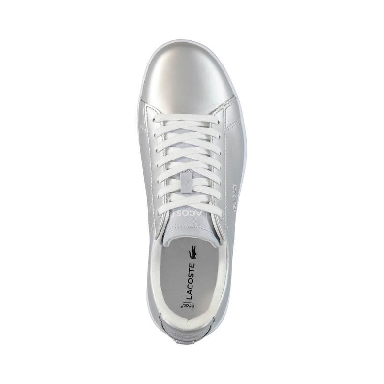 Lacoste Carnaby Evo Kadın Gümüş Rengi Sneaker