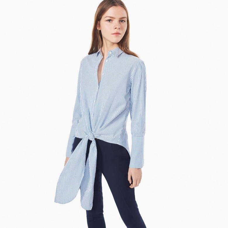 Gant Kadın Mavi Uzun Kollu Gömlek