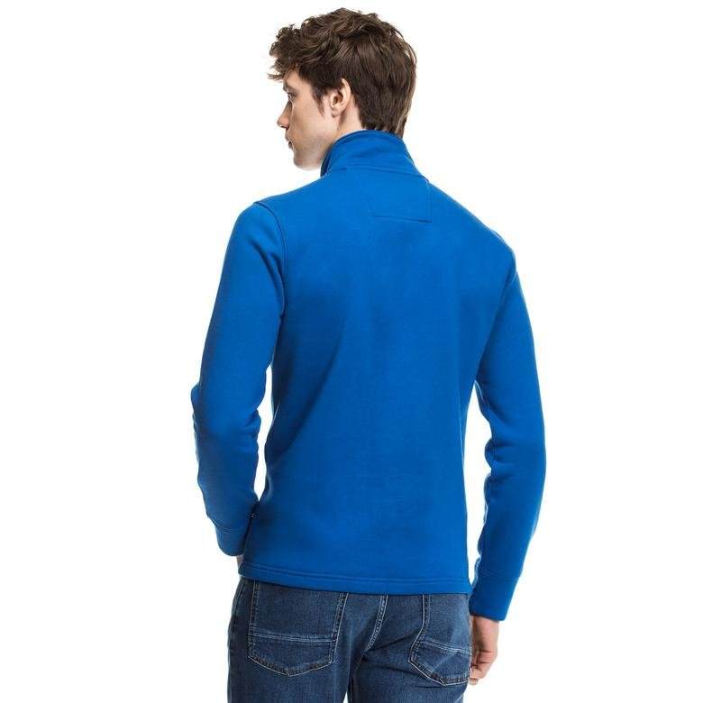 Nautica Erkek Mavi Regular Fit Sweatshirt