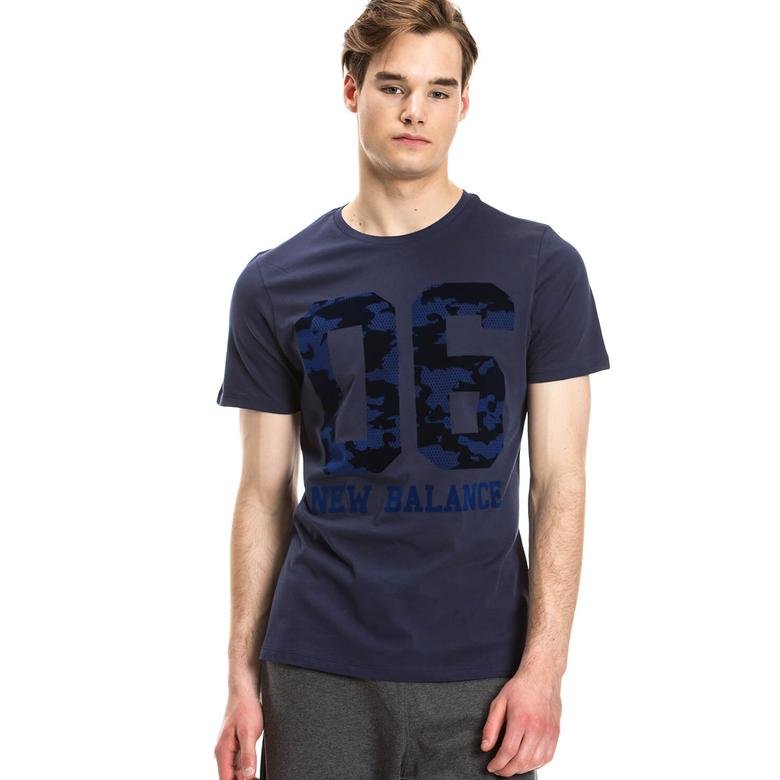 New Balance Erkek Lacivert Tshirt