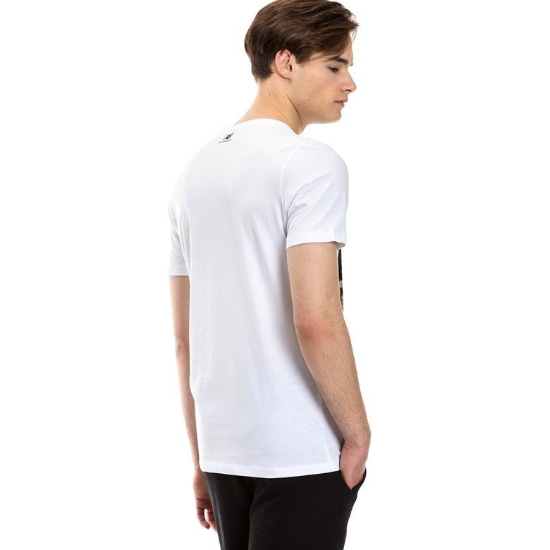 New Balance Erkek Beyaz Tshirt