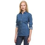 Nautica Kadın Mavi Uzun Kollu Regular Fit Gömlek