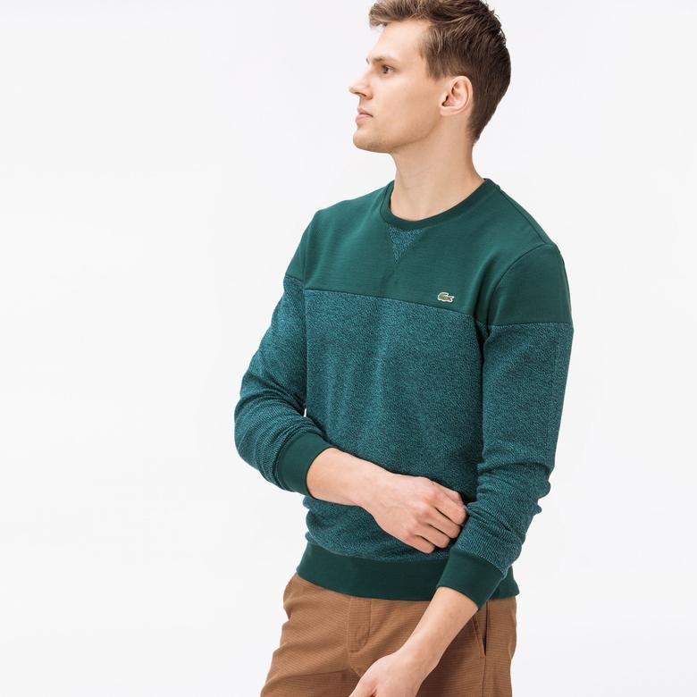 Lacoste Erkek Yeşil-Gri Sweatshirt