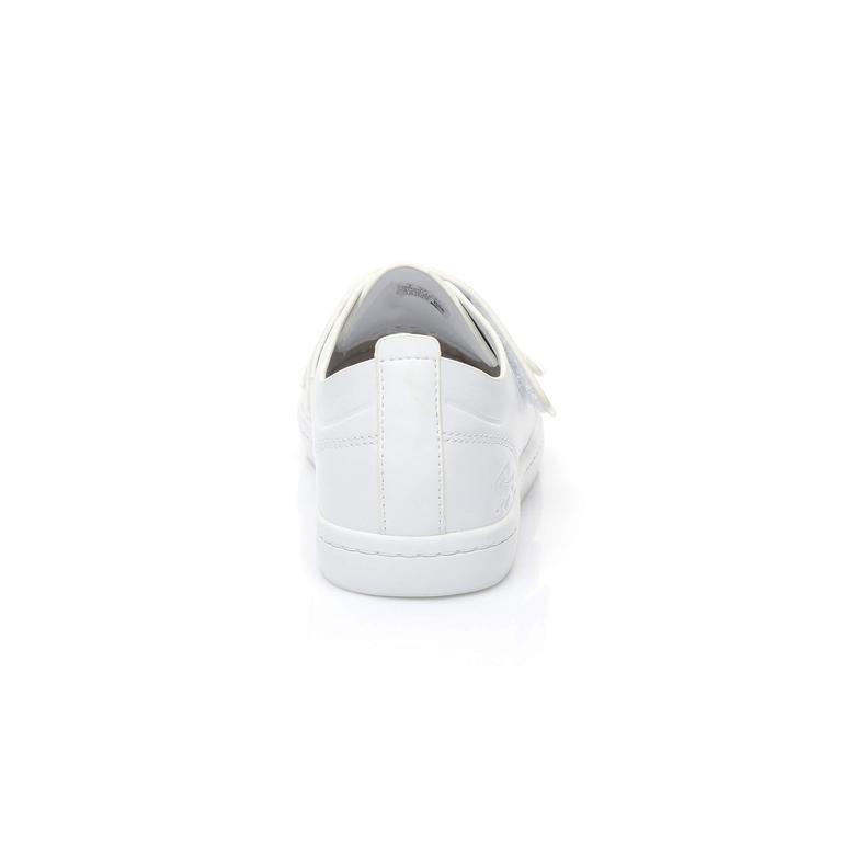 Lacoste Straightset Strap Kadın Beyaz Sneaker