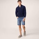 Gant Relaxed Linen Denim Shorts Erkek Mavi Şort