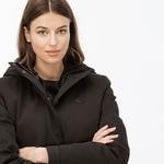 Lacoste Kadın İçi Kürklü 2'li Siyah Uzun Mont
