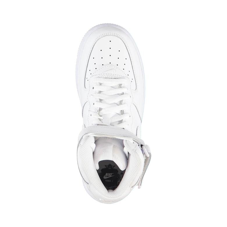 Nike Force 1 Mid Pre-School Çocuk Beyaz Sneaker