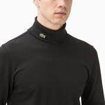 Lacoste Erkek Siyah Uzun Kollu Boğazlı T-Shirt