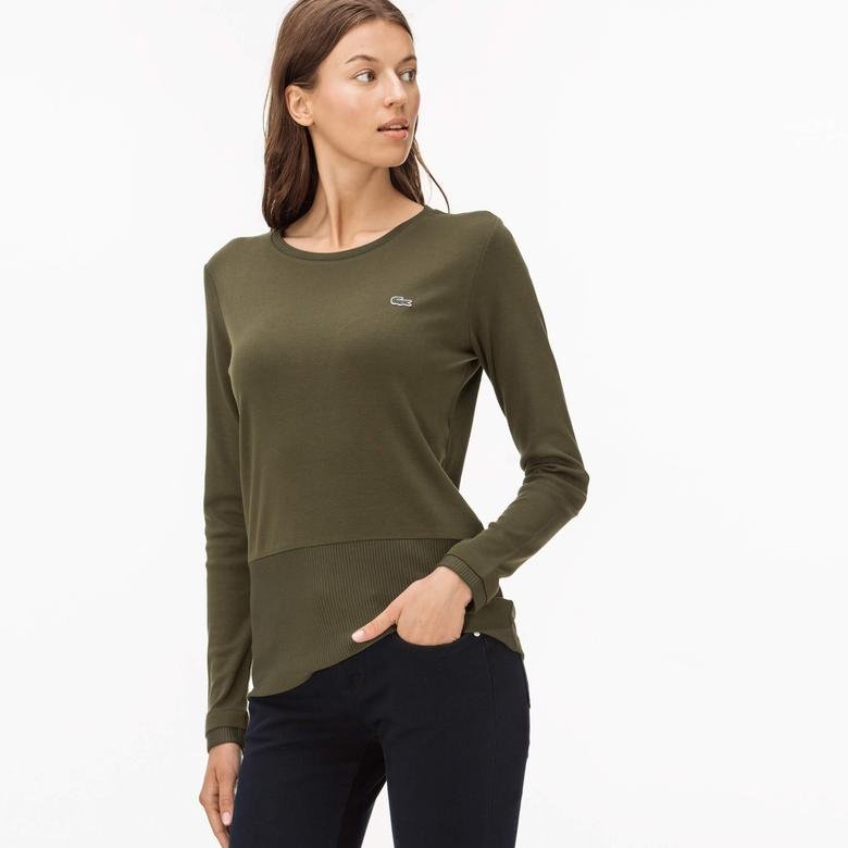 Lacoste Kadın Yeşil Bluz