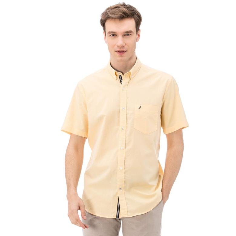 Nautica Erkek Sarı Regular Fit Gömlek