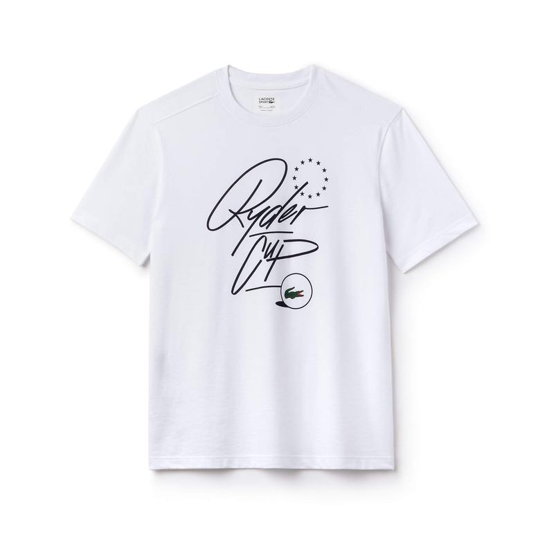 Lacoste Erkek Beyaz T-Shirt
