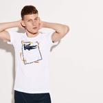 Lacoste Erkek Beyaz T-Shirt