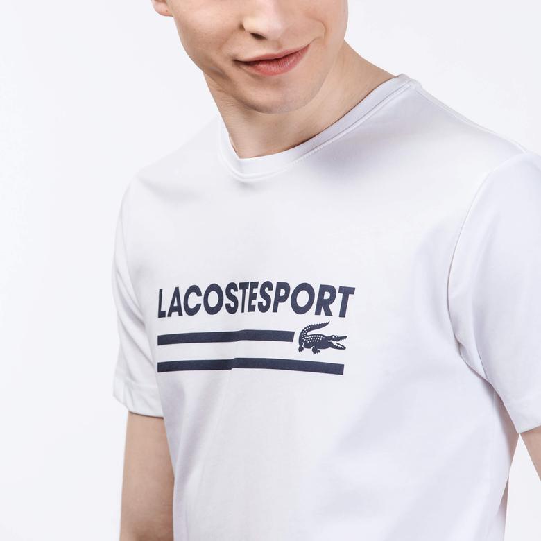 Lacoste Erkek Beyaz T-Shirt