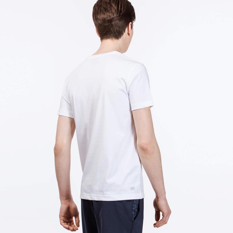 Lacoste Erkek Beyaz T-Shirt