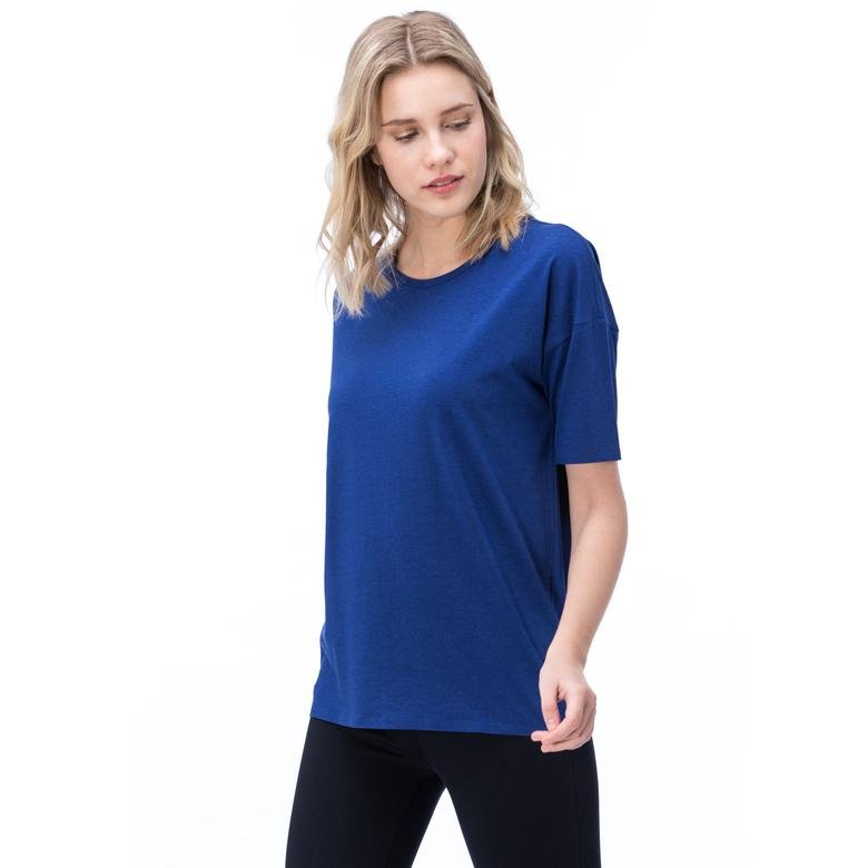 Lacoste Kadın Mavi T-Shirt