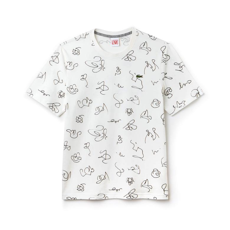 Lacoste Erkek Beyaz T-Shirt