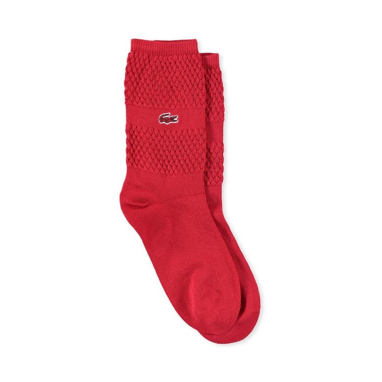 Lacoste Unisex Kırmızı Çorap