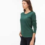 Lacoste Kadın Yeşil T-Shirt