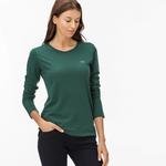 Lacoste Kadın Yeşil T-Shirt