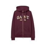 Gant Kadın Bordo Gold Logolu Hoodie Sweatshirt