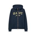 Gant Kadın Lacivert Gold Logolu Hoodie Sweatshirt