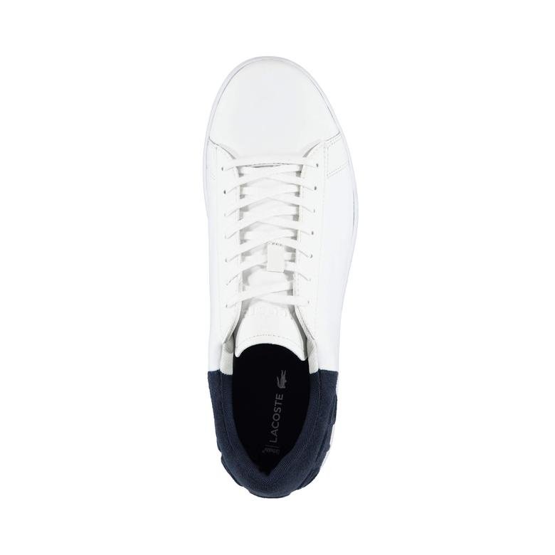 Lacoste Erkek Carnaby Evo 318 6 Beyaz/Lacivert Sneaker