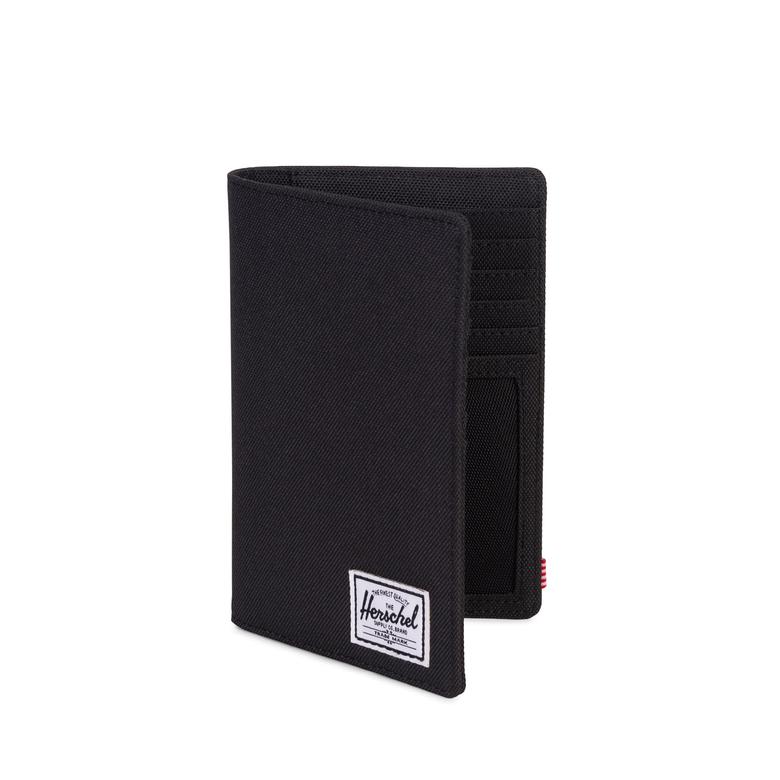 Herschel Search Rfıd Unisex Siyah Pasaport Cüzdanı