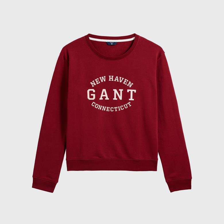 Gant Kadın Bordo Sweatshirt