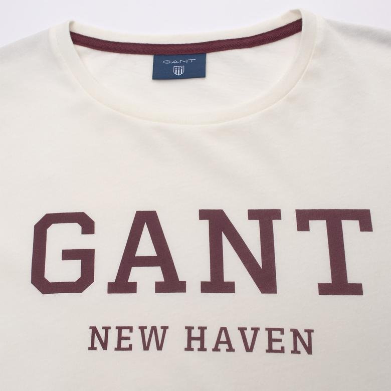 Gant Erkek Beyaz Sweatshirt