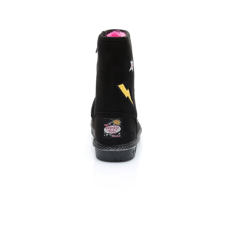 Skechers GlamSlam-Patch Kız Çocuk Siyah Bot