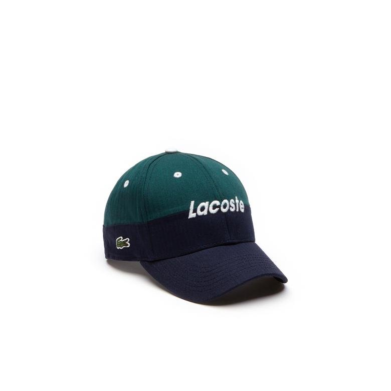 Lacoste Çocuk Lacivert-Yeşil Şapka