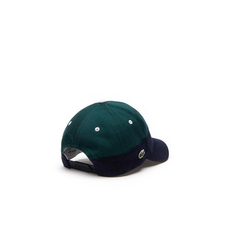 Lacoste Çocuk Lacivert-Yeşil Şapka