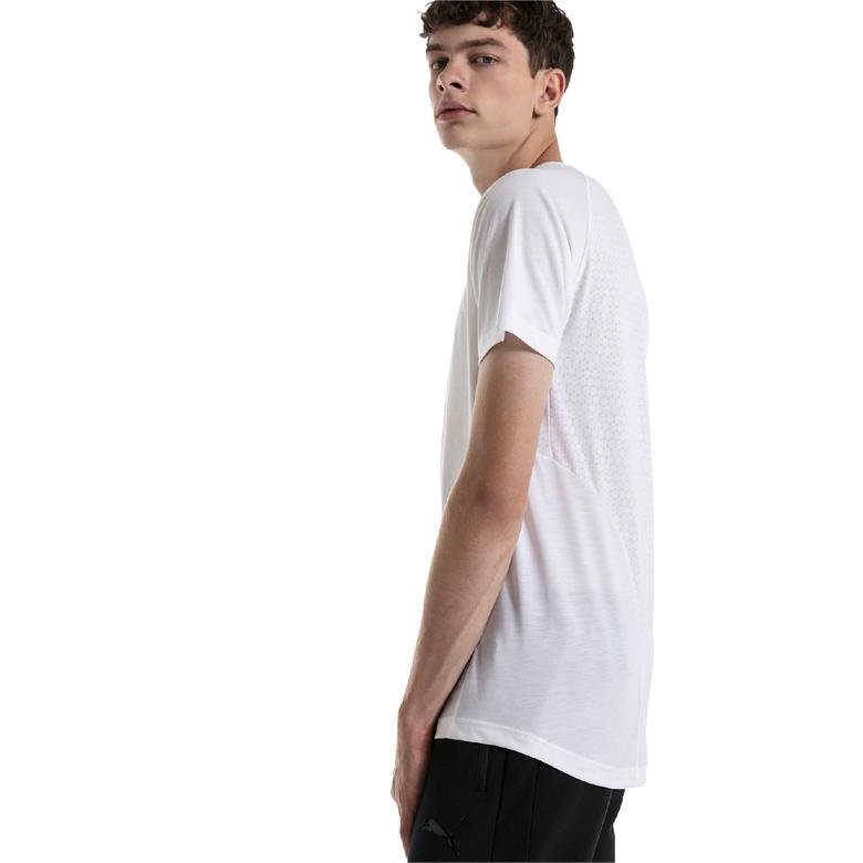 Puma Evostripe Move  Erkek Beyaz T-Shirt