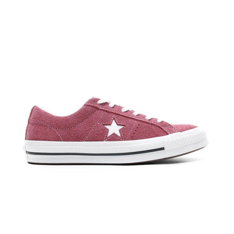 Converse One Star OX Kadın Bordo Sneaker