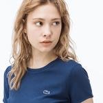 Lacoste Kadın Lacivert T-Shirt