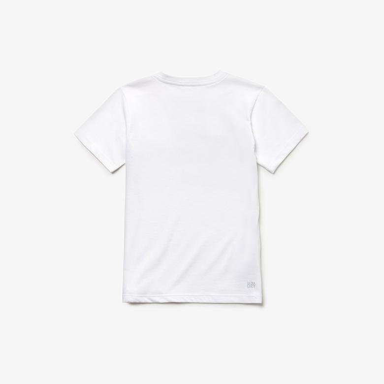 Lacoste Sport Çocuk Beyaz T-Shirt