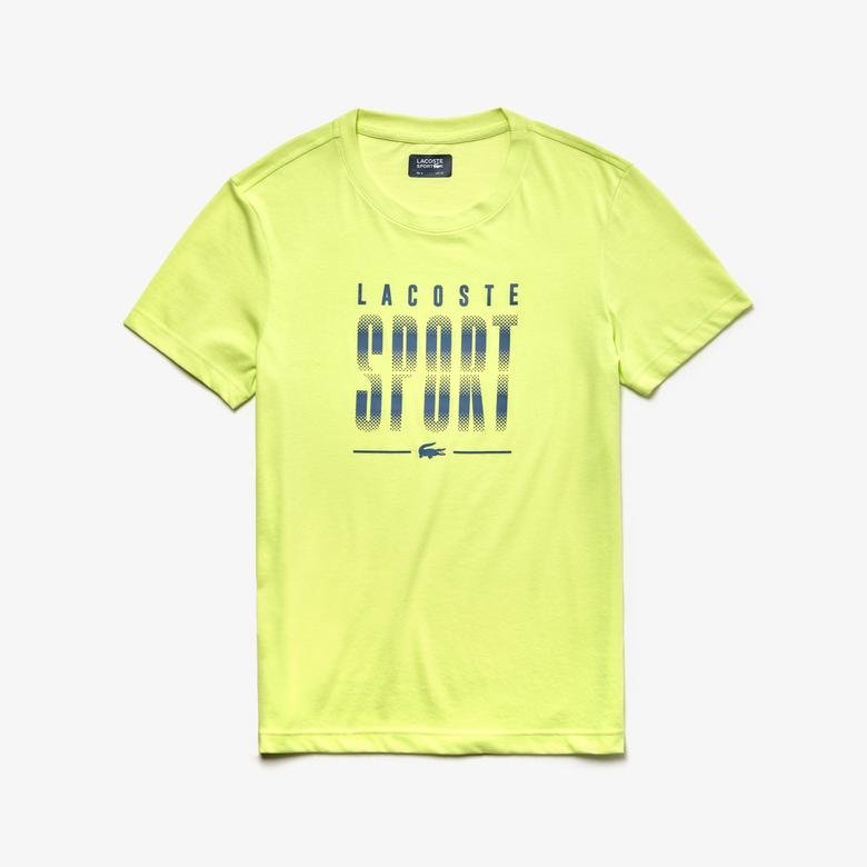 Lacoste Sport Erkek Sarı T-Shirt