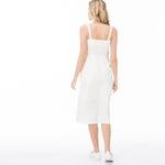 Lacoste Kadın Beyaz Elbise