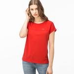 Lacoste Kadın Kırmızı T-Shirt