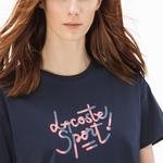 Lacoste Sport Kadın Lacivert T-Shirt