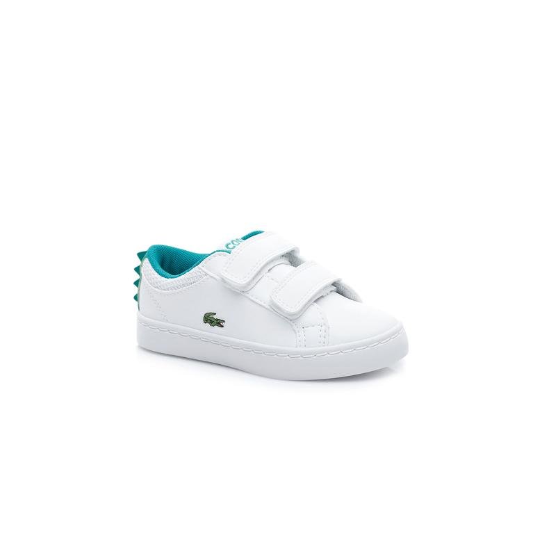 Lacoste Çocuk Beyaz - Yeşil Straightset 119 1 Casual Ayakkabı