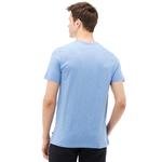 Nautica Erkek Mavi Bisiklet Yaka Kısa Kollu Slim Fit T-Shirt