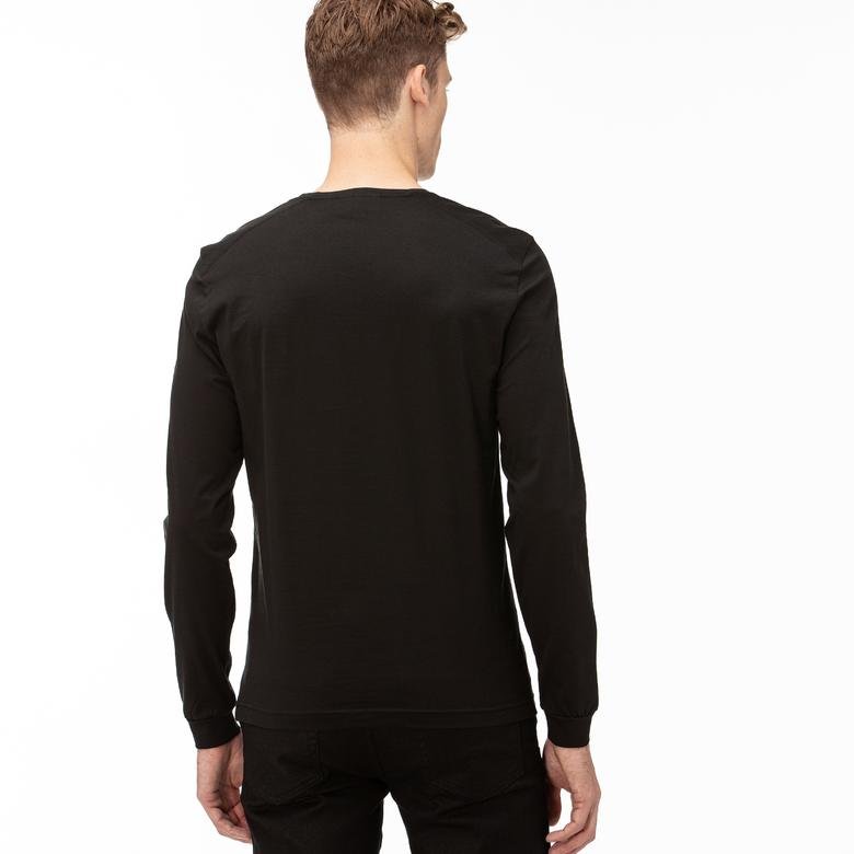 Lacoste Erkek Siyah Uzun Kollu T-Shirt