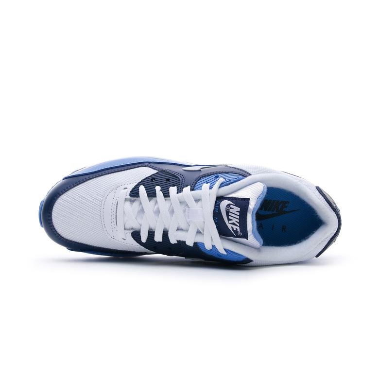 Nike Air Max 90 Essential Beyaz-Mavi Erkek Spor Ayakkabı
