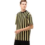 Puma Downtown Stripe Erkek Sarı-Siyah T-Shirt